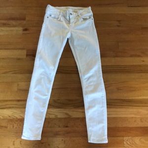 Les Petites Paris Skinny White Jeans EU 36